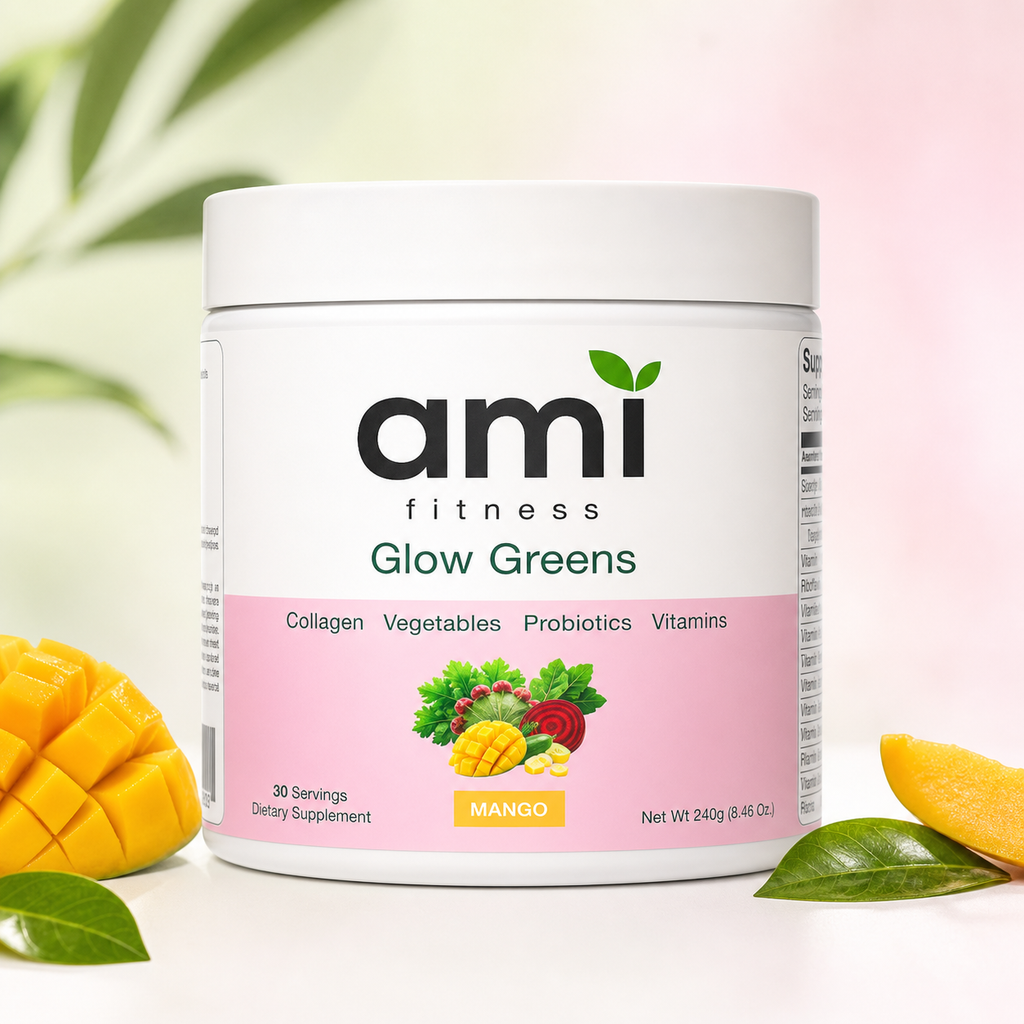 Jugo Verde Sabor Mango con Colágeno, Probióticos y Más de 30 Nutrientes