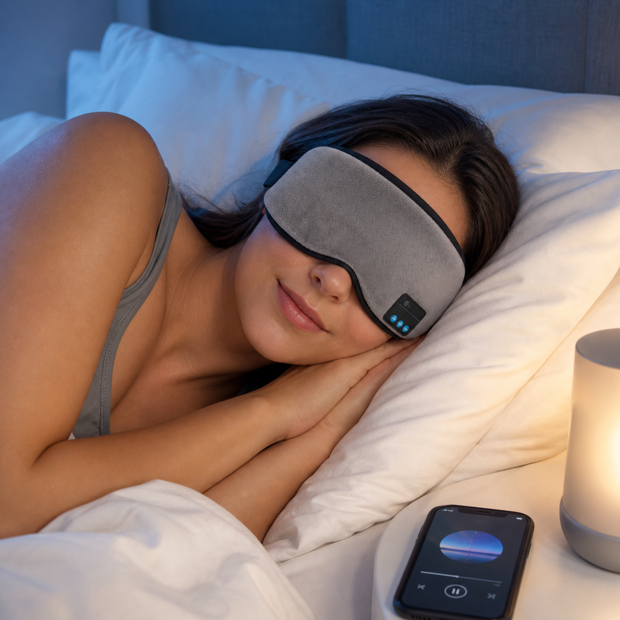 Antifaz Inteligente Bluetooth con Música para Dormir y Relajarte
