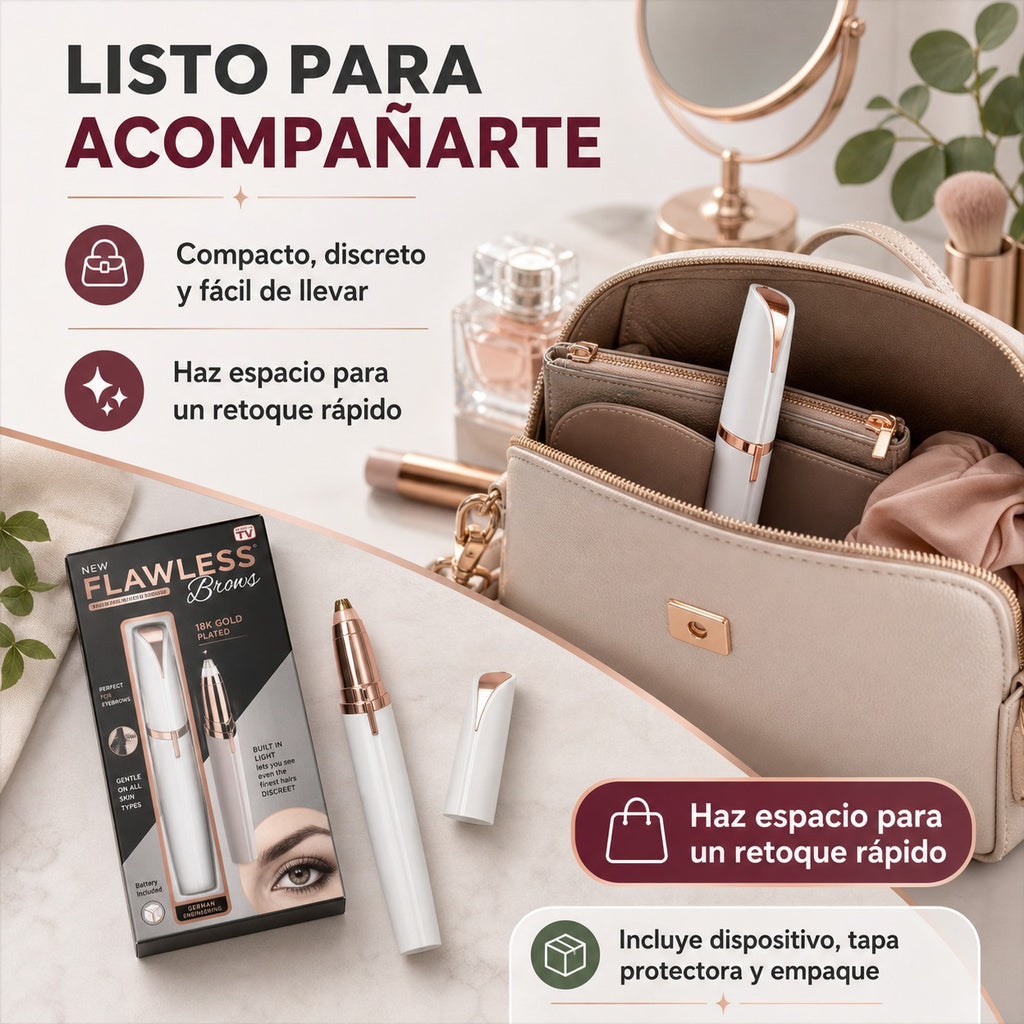 Depiladora Facial Inalámbrica de Precisión