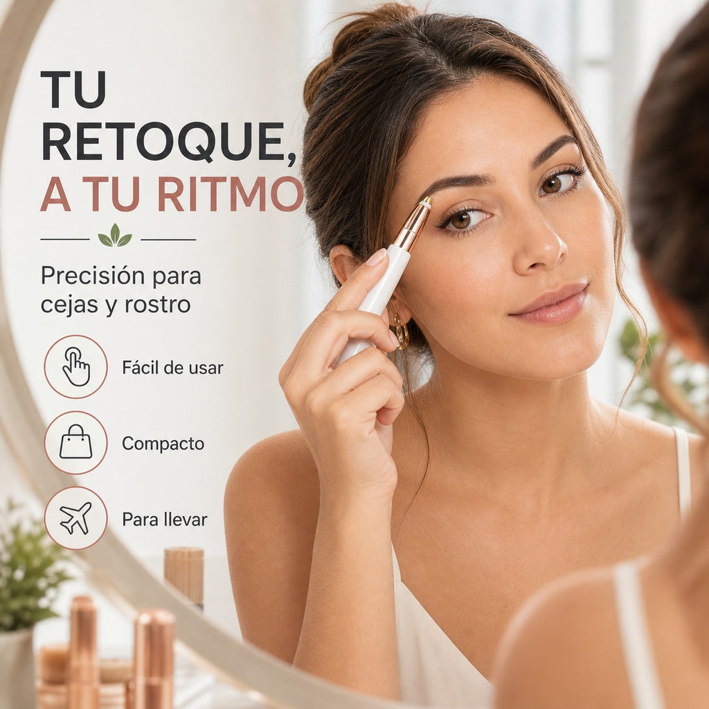 Depiladora Facial Inalámbrica de Precisión