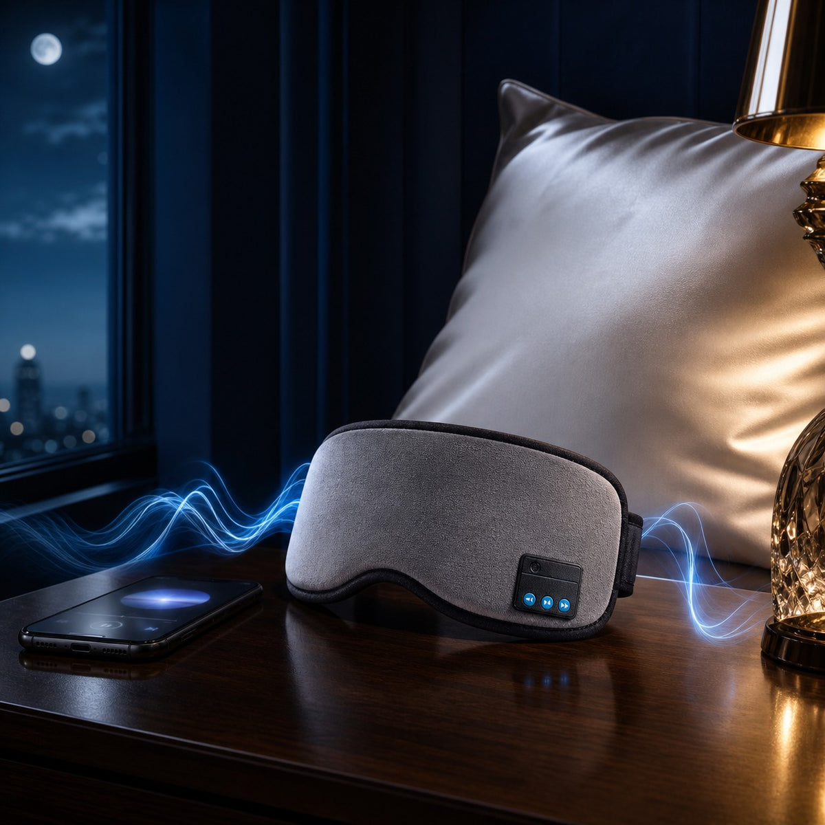 Antifaz Inteligente Bluetooth con Música para Dormir y Relajarte